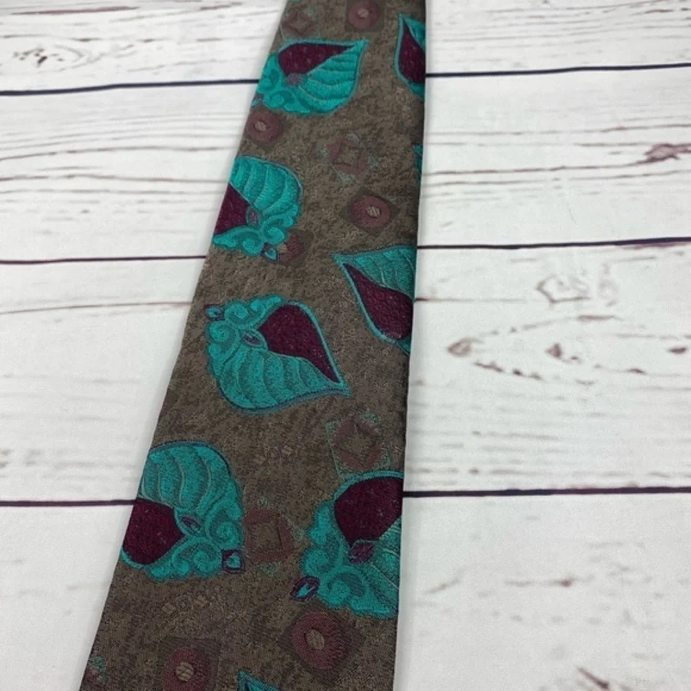 Dior Brown‎ Print Tie